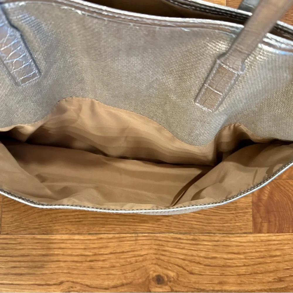 Michael Kors‎ Metallic Cotton Large Tote